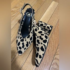 Gianni Binni Calf Hair Mules